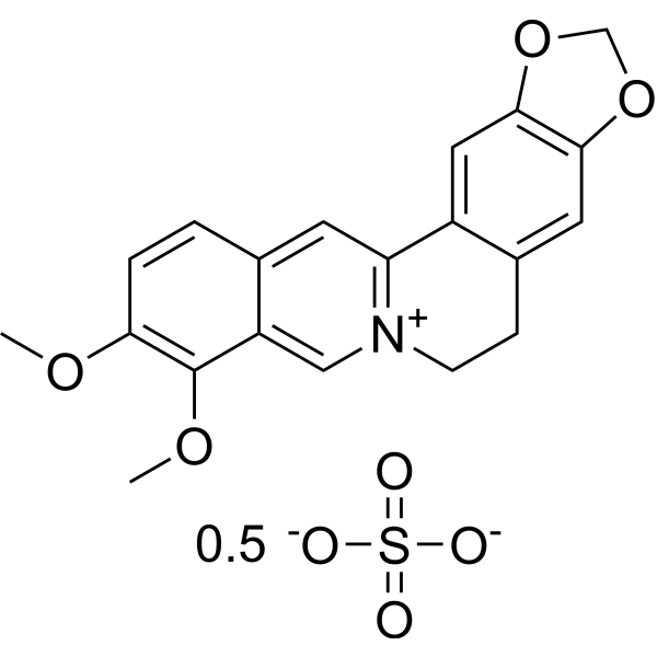 Berberine hemisulfate 316-41-6